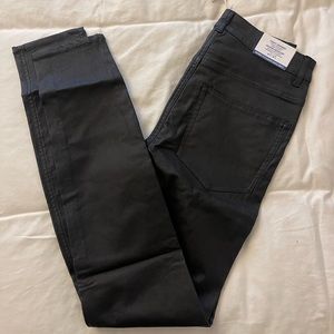 NWT Skinny High waisted Jeans Coated Denim H&M